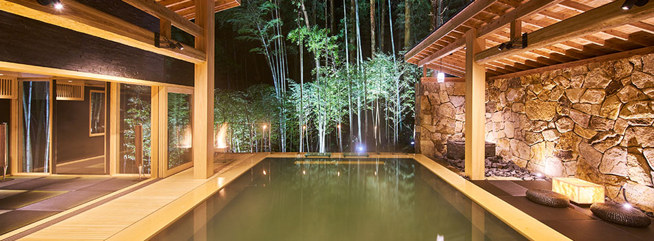open-air bath